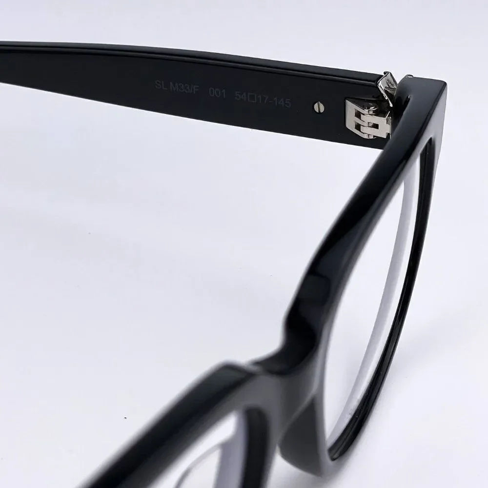 NEW Saint Laurent Classic SLM33/F 001 Black Cat Eye Women Eyeglasses